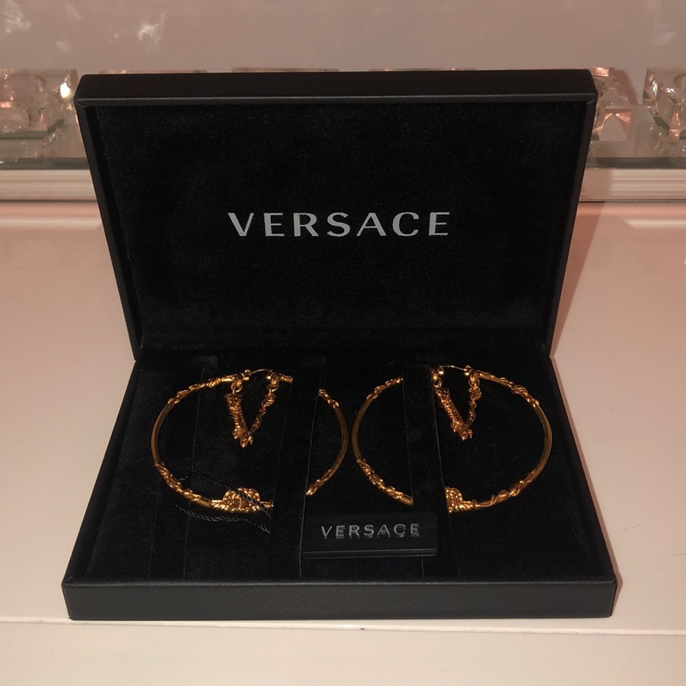 Versace Hoop Earrings